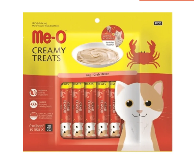 Me O Creamy Crab Cat Treats